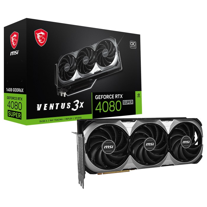 MSI GeForce RTX 4080 SUPER 16G VENTUS 3X OC - CARTE GRAPHIQUE MSI GeForce RTX 4080 SUPER 16G VENTUS 3X OC - CARTE GRAPHIQUE