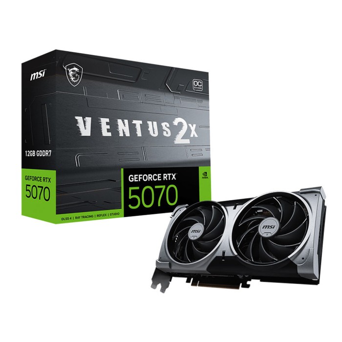 MSI GeForce RTX 5070 12G VENTUS 2X OC - Carte Graphique