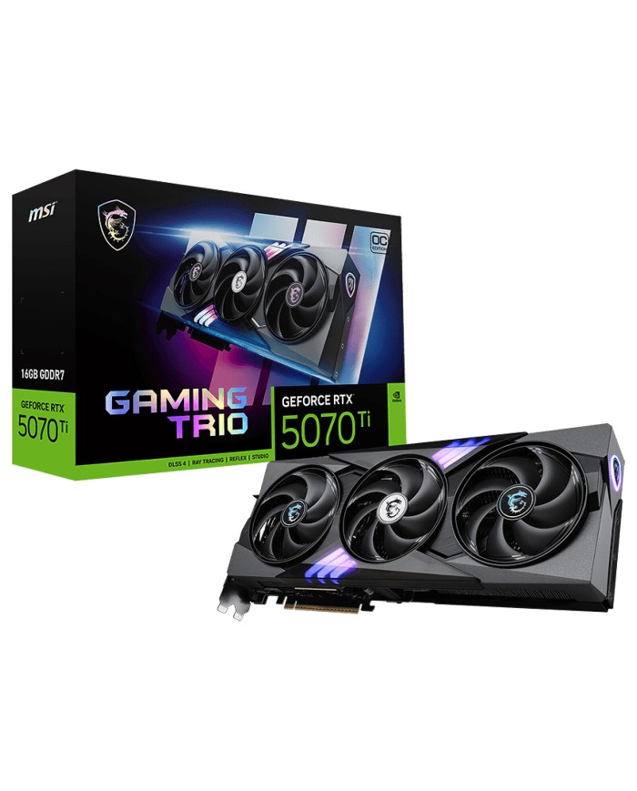 MSI GeForce RTX 5070 Ti 16G GAMING TRIO OC - Carte Graphique