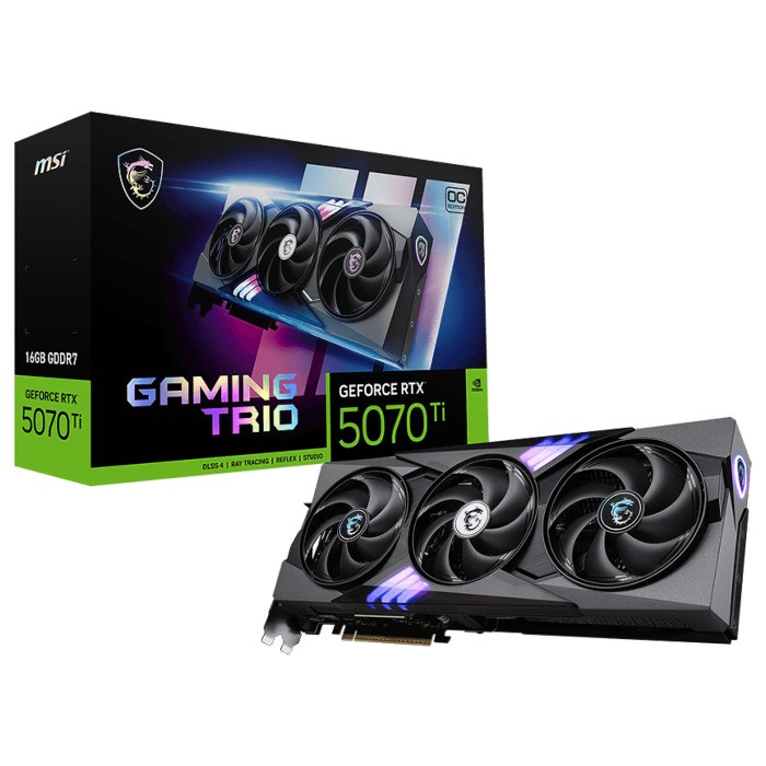 MSI GeForce RTX 5070 Ti 16G GAMING TRIO OC - Carte Graphique MSI GeForce RTX 5070 Ti 16G GAMING TRIO OC - Carte Graphique