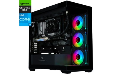 PC Gamer Intel Core i5-14500 | RTX 5060 8GB | 32Go DDR4 | SSD 1To NVMe Gen4 | Boîtier ARGB Panoglass