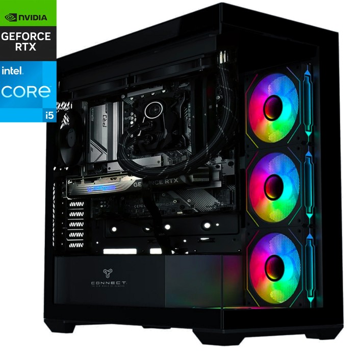 PC Gamer Intel Core i5-14500 | RTX 5060 Ti 16GB | 32Go DDR4 | SSD 1To NVMe Gen4 | Boîtier ARGB Panoglass PC Gamer Intel Core i5-14500 | RTX 5060 Ti 16GB | 32Go DDR4 | SSD 1To NVMe Gen4 | Boîtier ARGB Panoglass