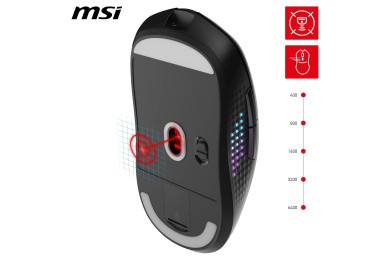 MSI VERSA 300 ELITE WIRELESS - Souris gaming MSI