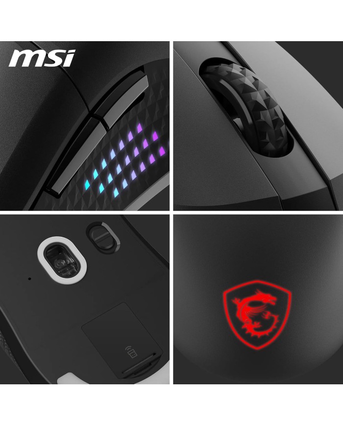 MSI VERSA 300 ELITE WIRELESS - Souris gaming MSI