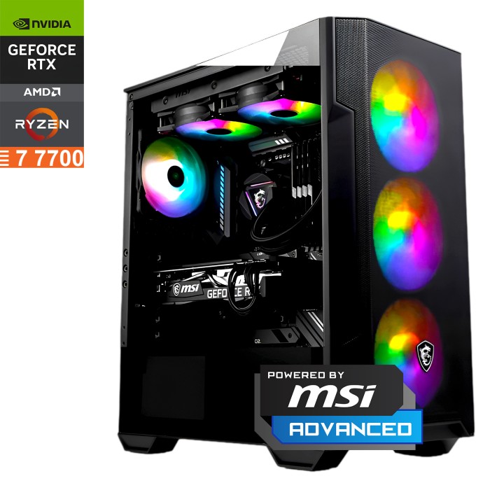 PC Gamer Ryzen 7 7700 | RTX 5070 | 32Go | 1To NVMe - Pc Gamer Casa