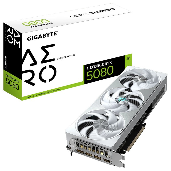 Gigabyte GeForce RTX 5080 AERO OC SFF 16G - Carte Graphique Gigabyte GeForce RTX 5080 AERO OC SFF 16G - Carte Graphique