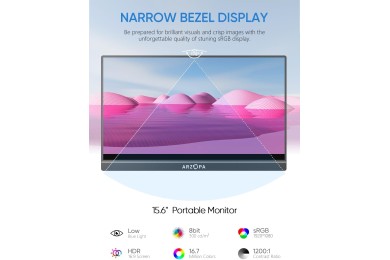 Arzopa A1 Travel Monitor | 15.6” FHD 1080P Display Arzopa A1 Travel Monitor | 15.6” FHD 1080P Display