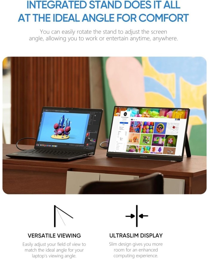 Arzopa A1 Travel Monitor | 15.6” FHD 1080P Display Arzopa A1 Travel Monitor | 15.6” FHD 1080P Display
