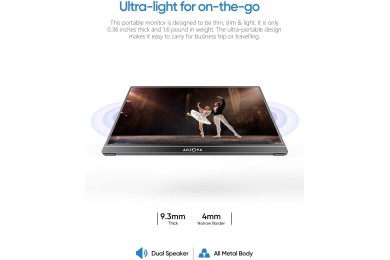 Arzopa A1 Travel Monitor | 15.6” FHD 1080P Display Arzopa A1 Travel Monitor | 15.6” FHD 1080P Display