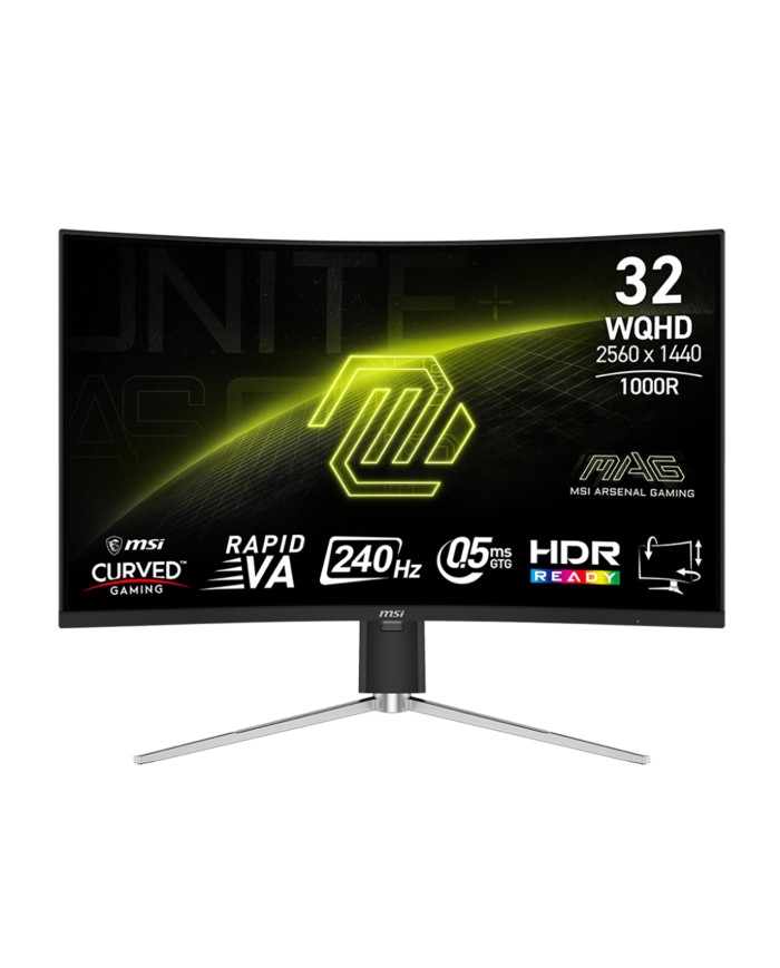 MSI MAG 325CQRXF E2 31.5" 240Hz 0.5ms 2K CURVED - MONITEUR