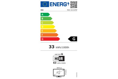 MSI 31.5" LED - MAG 321CUPDF. - PC monitor