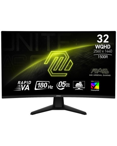 MSI MAG 32CQ6F 31.5" LED 180Hz 2K Curved - Ecran PC MSI MAG 32CQ6F 31.5" LED 180Hz 2K Curved - Ecran PC