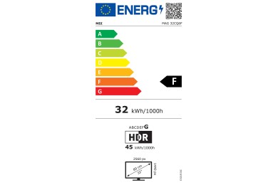 MSI MAG 32CQ6F 31.5" LED 180Hz 2K Curved - Ecran PC