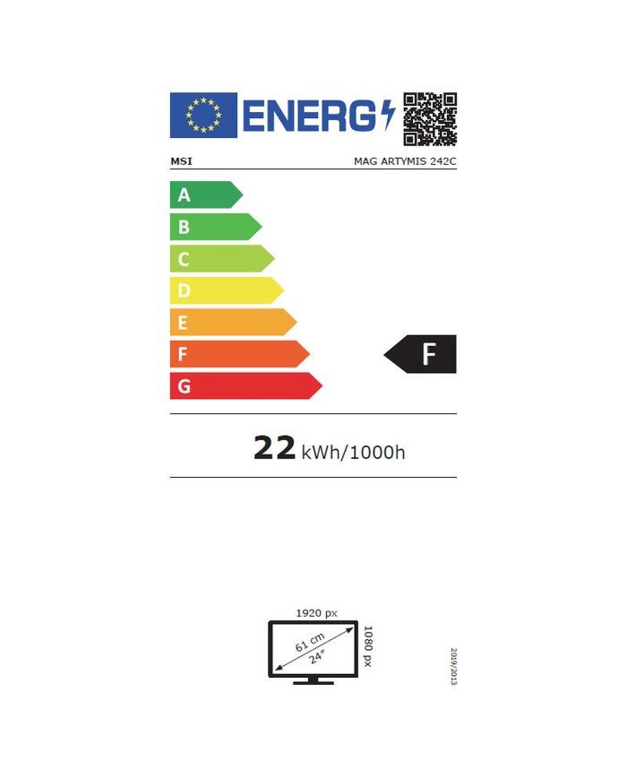 MSI MAG 242C 23.6" LED Curved 165Hz - Ecran PC