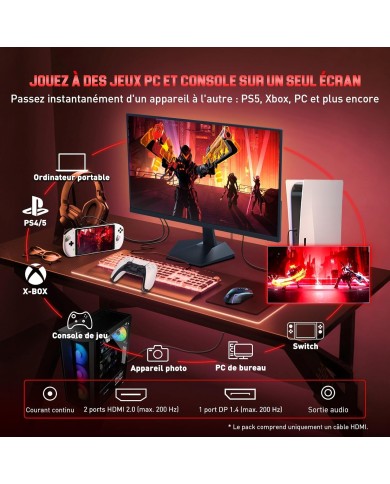 MINIFIRE 25″ MFG25X1 FULL HD IPS 200HZ 1MS - Ecran PC MINIFIRE 25″ MFG25X1 FULL HD IPS 200HZ 1MS - Ecran PC