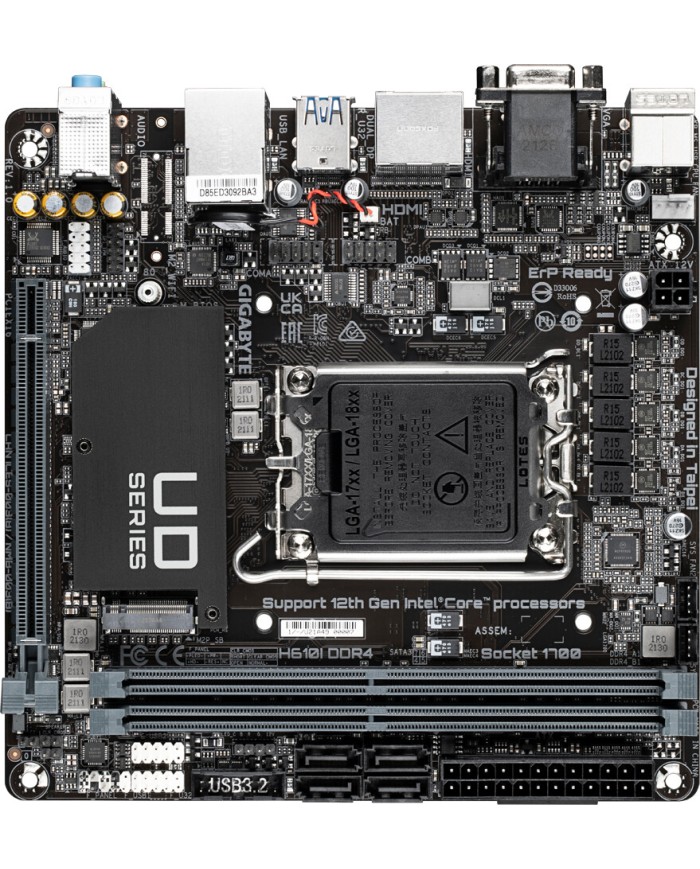 Gigabyte H610I DDR4 - CARTE MERE Gigabyte H610I DDR4 - CARTE MERE