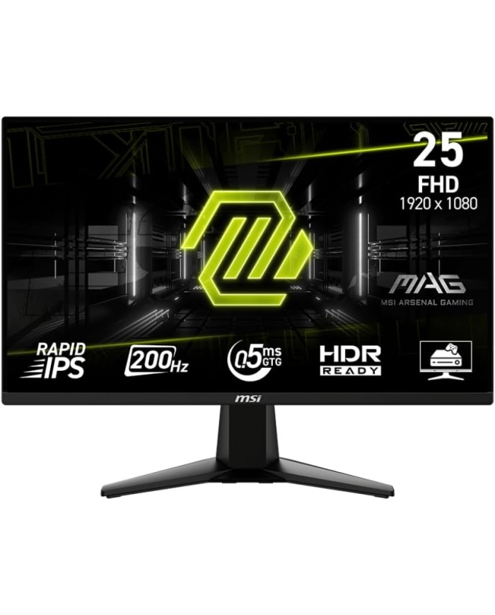MSI MAG 255F E20 24.5" Fast IPS 200Hz - Ecran Pc