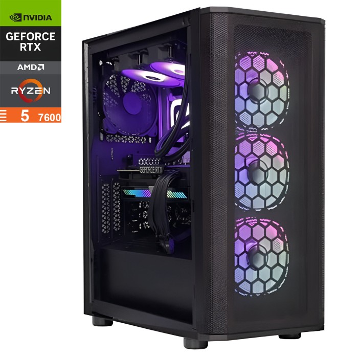 PC Gamer Maroc Ryzen 5 7600 / RTX 5060 8G / 32 Go DDR5 / 1 To NVMe  – PC Gamer Casa