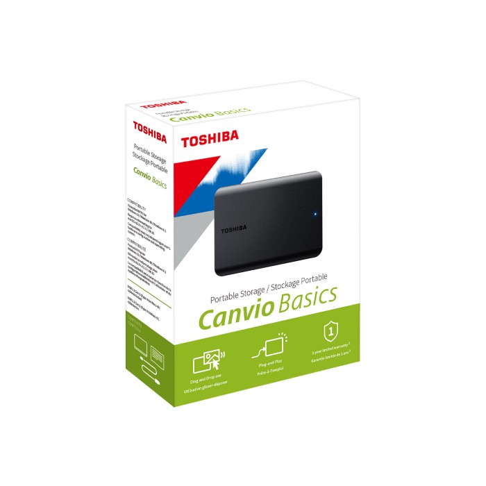 DISQUE DUR EXTERNE TOSHIBA CANVIO BASICS  1TB - DISQUE DUR SSD DISQUE DUR EXTERNE TOSHIBA CANVIO BASICS  1TB - DISQUE DUR SSD