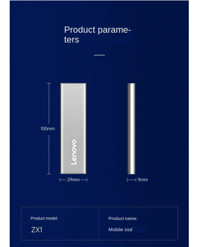 SSD Portable Lenovo Zx1 2TB - Disque SSD Externe - Pc Gamer Maroc SSD Portable Lenovo Zx1 2TB - Disque SSD Externe - Pc Gamer Maroc