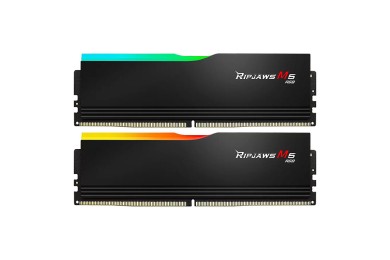 G.Skill Ripjaws M5 RGB 96 Go (2 x 48 Go) DDR5 6000 MHz CL30 - Noir - Mémoire Pc G.Skill Ripjaws M5 RGB 96 Go (2 x 48 Go) DDR5 6000 MHz CL30 - Noir - Mémoire Pc