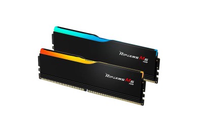 G.Skill Ripjaws M5 RGB 96 Go (2 x 48 Go) DDR5 6000 MHz CL30 - Noir - Mémoire Pc G.Skill Ripjaws M5 RGB 96 Go (2 x 48 Go) DDR5 6000 MHz CL30 - Noir - Mémoire Pc