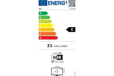 AOC C27G42E 27" Fast VA 180Hz 0.5ms FHD - Ecran Pc