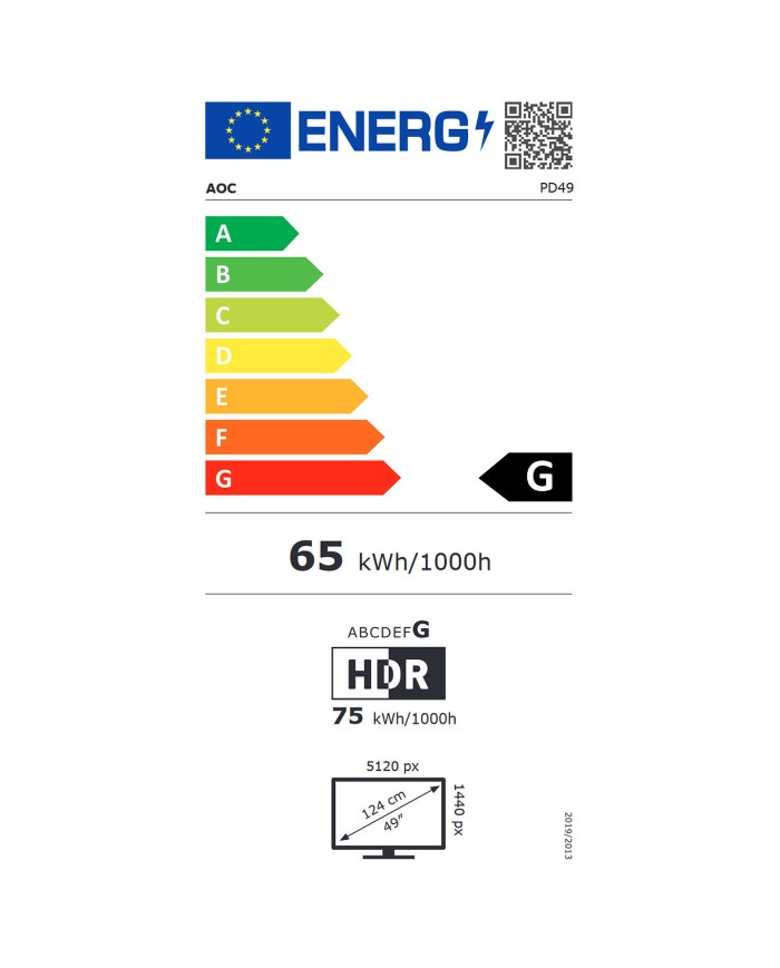 AOC 49" OLED - AGON PRO PD49 - Ecran PC