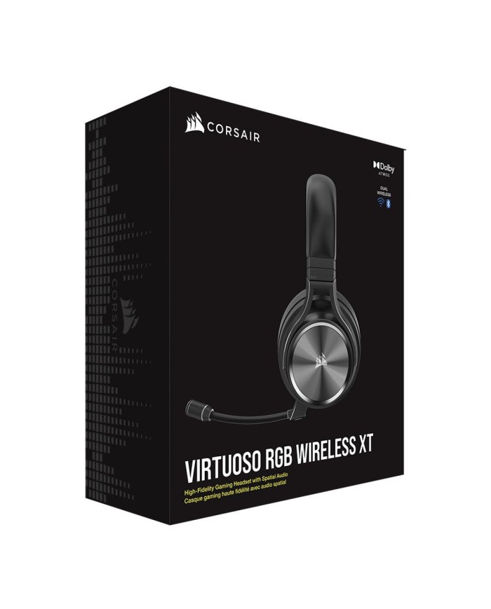 Corsair Virtuoso RGB Wireless XT (Black) - Headset Corsair Virtuoso RGB Wireless XT (Black) - Headset