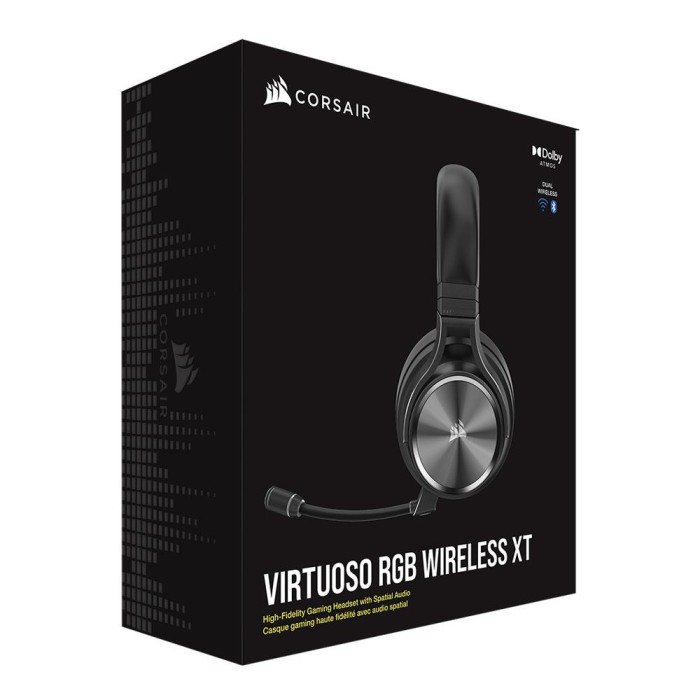 Corsair Virtuoso RGB Wireless XT (Black) - Headset Corsair Virtuoso RGB Wireless XT (Black) - Headset