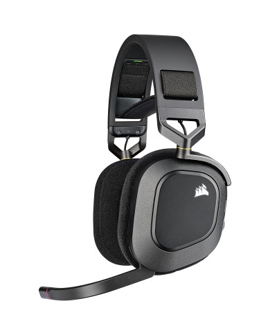 Corsair HS80 RGB Wireless (Noir) - Micro-casque Corsair HS80 RGB Wireless (Noir) - Micro-casque