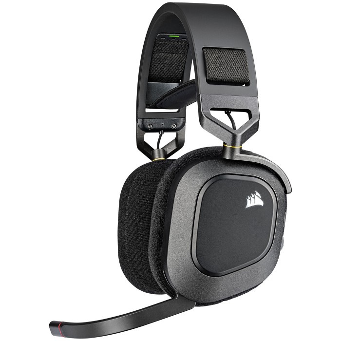 Corsair HS80 RGB Wireless (Noir) - Micro-casque Corsair HS80 RGB Wireless (Noir) - Micro-casque