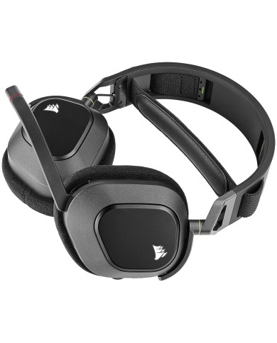 Corsair HS80 RGB Wireless (Noir) - Micro-casque Corsair HS80 RGB Wireless (Noir) - Micro-casque