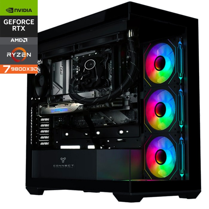 PC Gamer Ryzen 7 9800X3D | RTX 5060 Ti | 32 Go DDR5 | 1 To NVMe