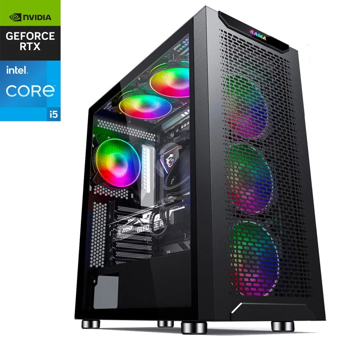 PC Gamer Intel i5-14600KF | RTX 5060 8GB | 16 Go DDR4 3200 MHz | SSD NVMe 1 To - Pc Gamer Casa