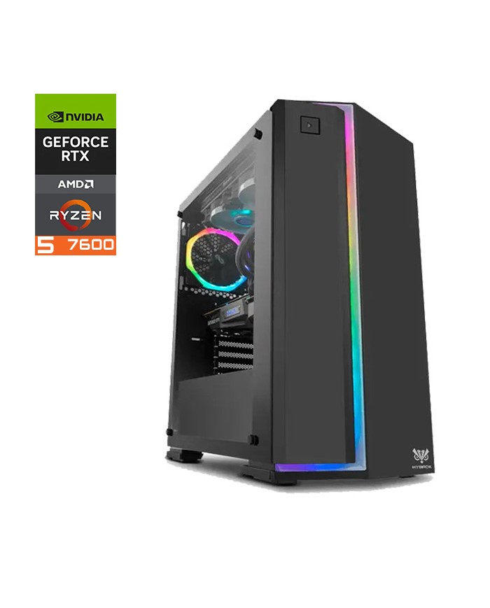 PC Gamer AMD Ryzen 5 7600 | RTX 5060 | 16Go DDR5 | SSD 1To - Pc Gamer Casa -Maroc