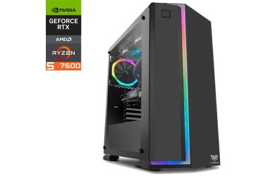 PC Gamer AMD Ryzen 5 7600 | RTX 5060 | 16Go DDR5 | SSD 1To - Pc Gamer Casa -Maroc