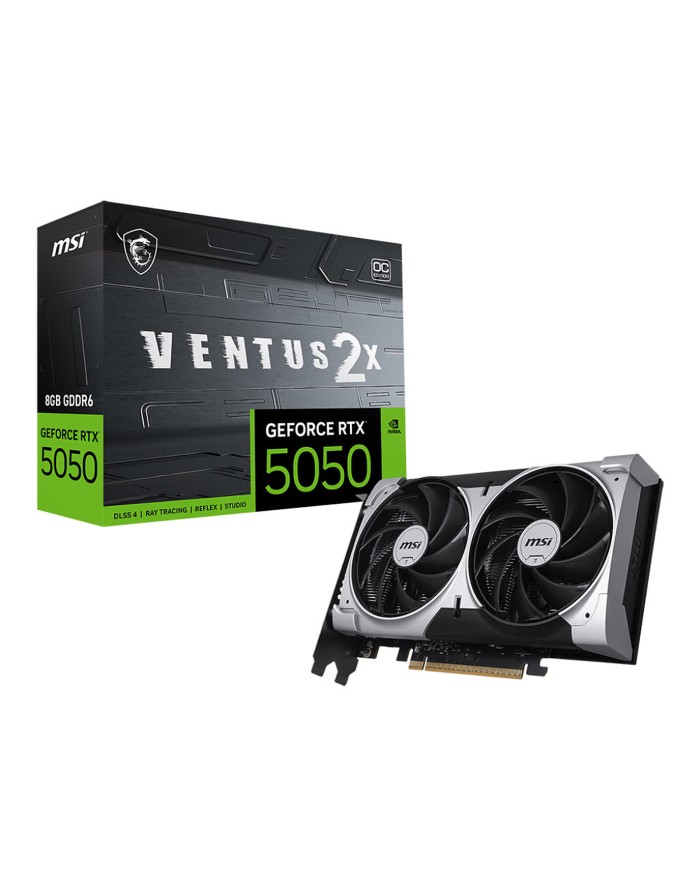MSI GeForce RTX 5050 8G VENTUS 2X OC - Carte Graphique MSI GeForce RTX 5050 8G VENTUS 2X OC - Carte Graphique