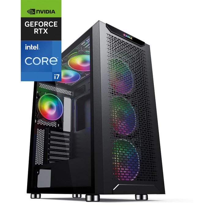 PC Gamer i7-12700KF | RTX 5060 8GB | 32GB RAM | 1TB SSD NVMe - Pc Gamer Casa