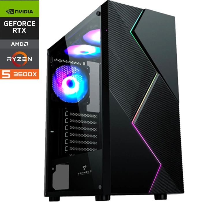 PC Gamer AMD Ryzen 5 3500X | RTX 3050 OC 6GB | 16 Go RAM | SSD NVMe 512 Go - Pc Gamer Casa