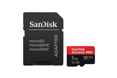 SanDisk Extreme PRO microSDXC UHS-I U3 1Tb + SD Adapter - Pc Gamer Casa SanDisk Extreme PRO microSDXC UHS-I U3 1Tb + SD Adapter - Pc Gamer Casa