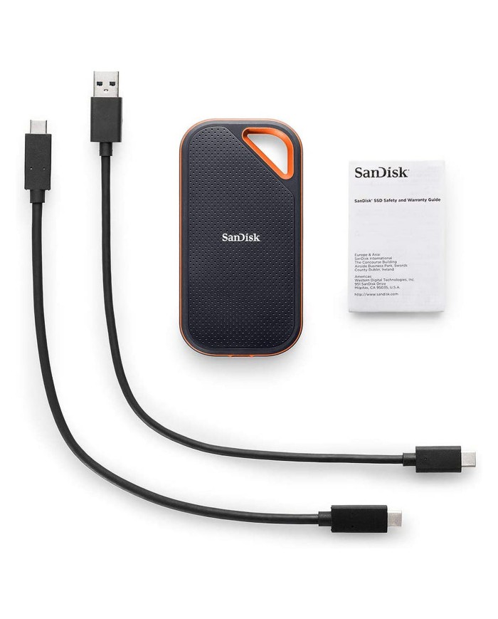 SanDisk Extreme Portable SSD 4 To V2 - SDSSDE61-2T00-G25 – Disque Dur Externe SanDisk Extreme Portable SSD 4 To V2 - SDSSDE61-2T00-G25 – Disque Dur Externe
