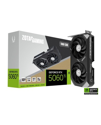 ZOTAC GAMING GeForce RTX 5060 Ti 16GB Twin Edge gddr7 - Carte Graphique ZOTAC GAMING GeForce RTX 5060 Ti 16GB Twin Edge gddr7 - Carte Graphique