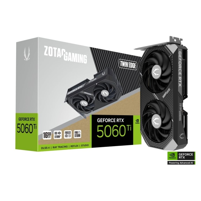 ZOTAC GAMING GeForce RTX 5060 Ti 16GB Twin Edge gddr7 - Carte Graphique