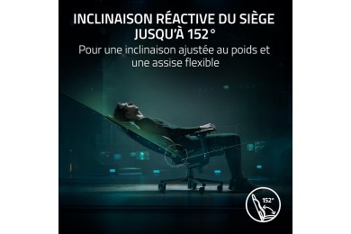 RAZER Chaise Gaming iskur V2 Black Réf RZ38 -04900200-R3G1 - CHAIR GAMING