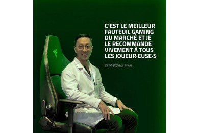 RAZER Chaise Gaming iskur V2 Black Réf RZ38 -04900200-R3G1 - CHAIR GAMING