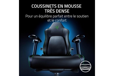 RAZER Chaise Gaming iskur V2 Black Réf RZ38 -04900200-R3G1 - CHAIR GAMING