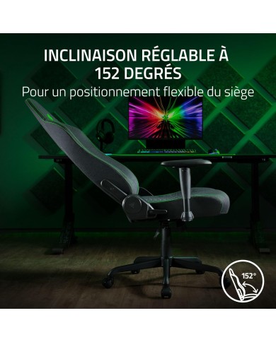 RAZER Chaise Gaming iskur V2 Black Réf: RZ38-05310100-R3G1  - CHAIR GAMING