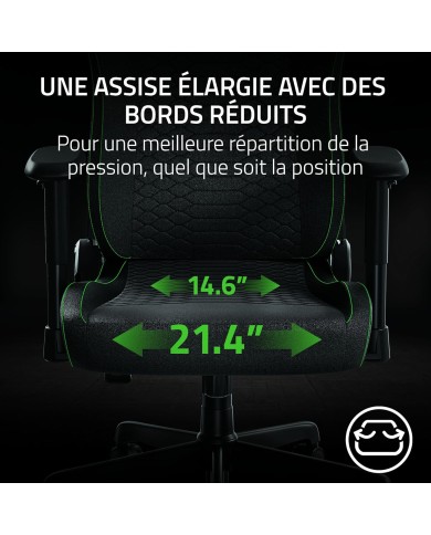 RAZER Chaise Gaming iskur V2 Black Réf: RZ38-05310100-R3G1  - CHAIR GAMING