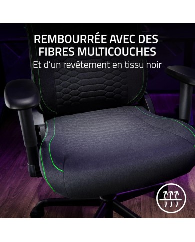 RAZER Chaise Gaming iskur V2 Black Réf: RZ38-05310100-R3G1  - CHAIR GAMING